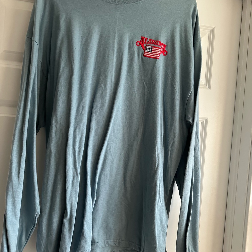 Long Sleeve alabama concert t shirt  xl american flag